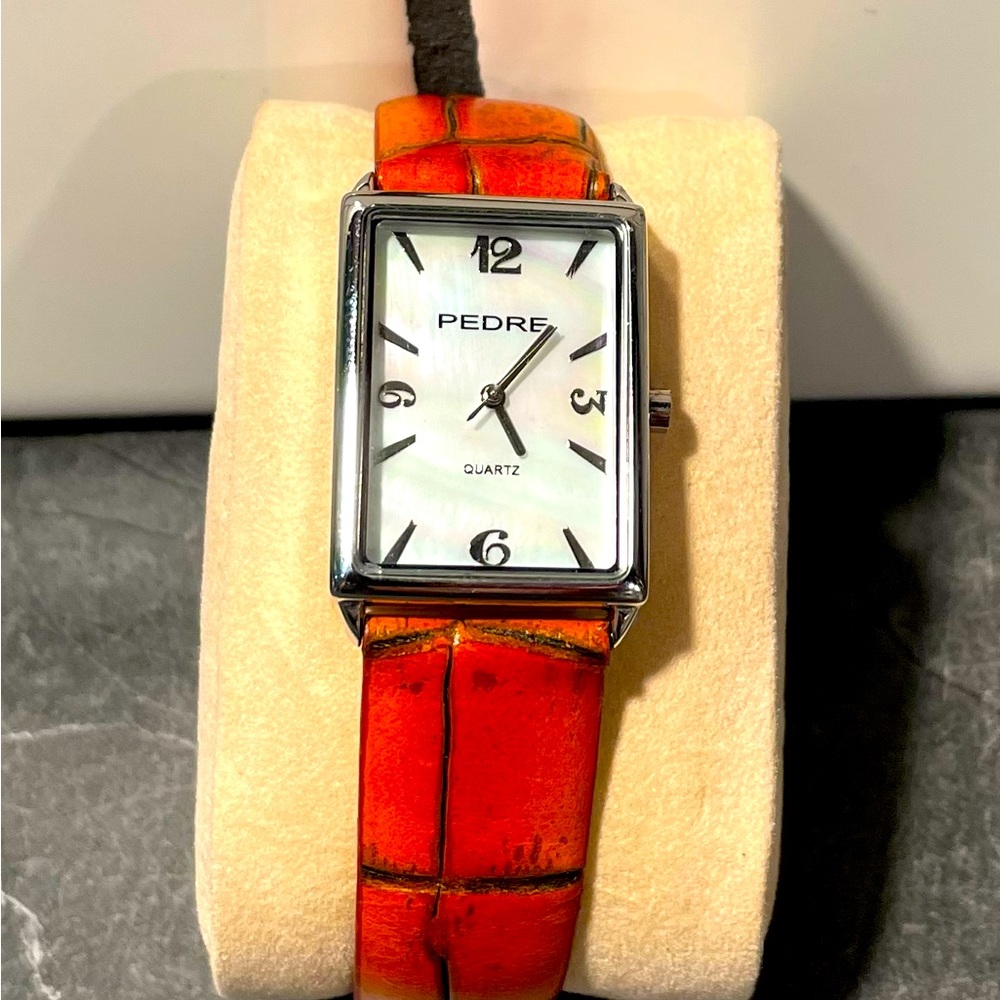 SALE!!! 2 for 30 Ladies Pedre Leather Band Watch- NWOT- New Battery
(14)